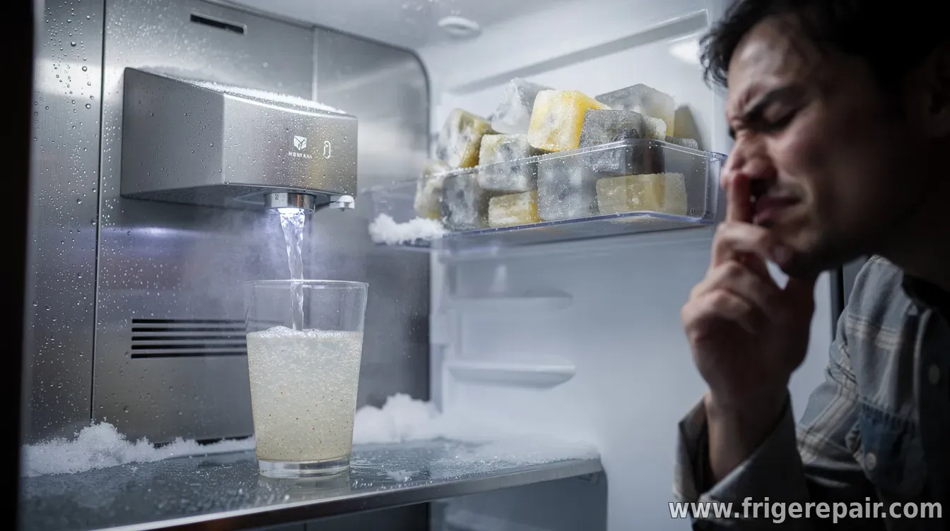 Refrigerator Water Tastes Bad or Ice Smells Funny: Fixes